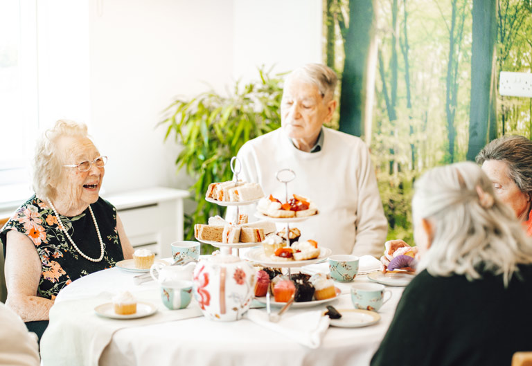 Best Care Home In Buckinghamshire - Afternoon Tea