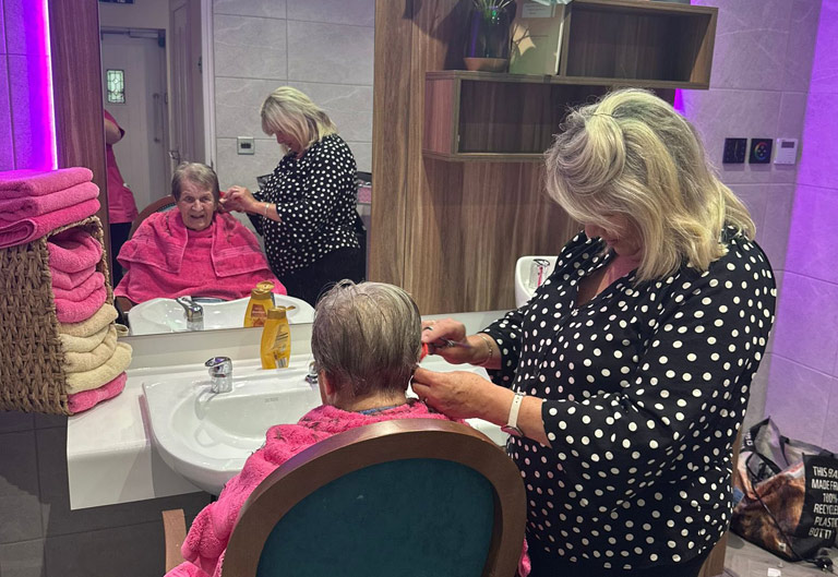 Best Care Home In Buckinghamshire - Hair Salon