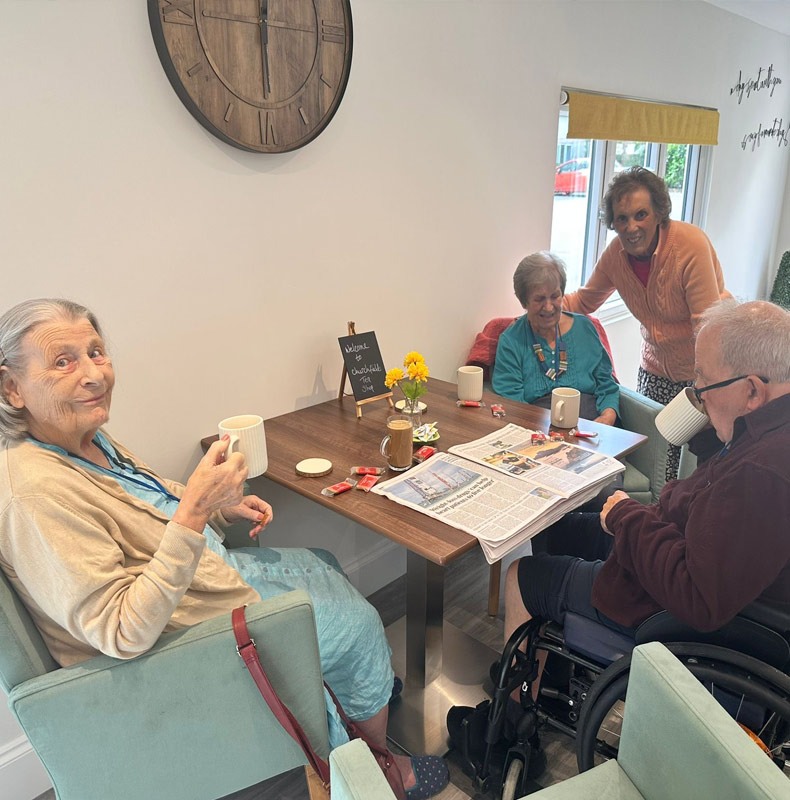 Churchfields Care Home Opens New Tea Shop For Residents And Community