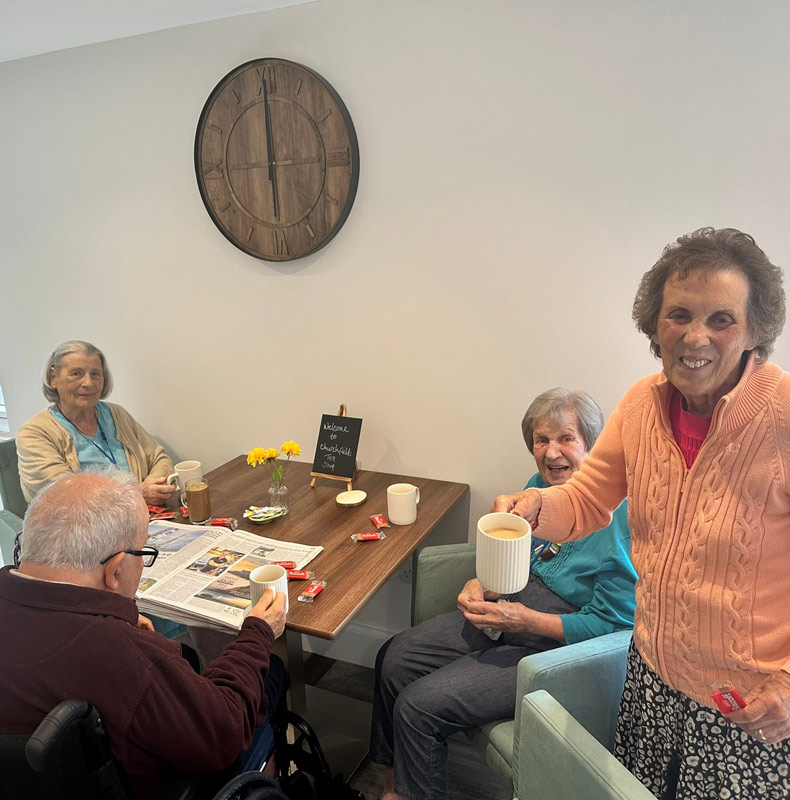 Churchfields Care Home Opens New Tea Shop For Residents And Community